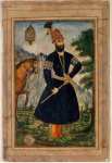 Bahram naqqash-bashi Portrait of Nadir Shah - Hermitage